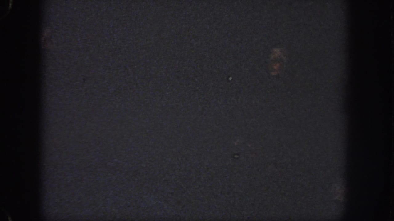 Mostly dark pool water with one faint swimmer or head near the upper right.