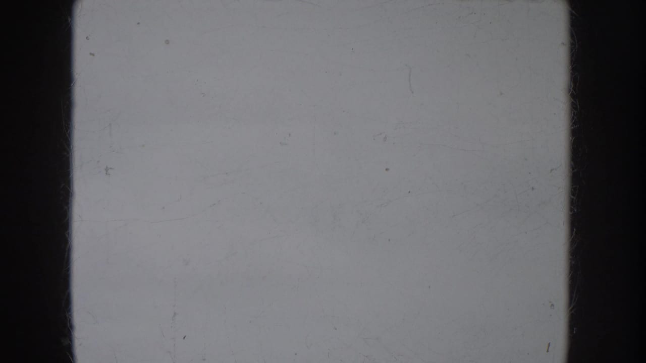 The final contact-sheet cell appears mostly blank gray film, showing dust, scratches, and dark gate edges rather than a clear subject.