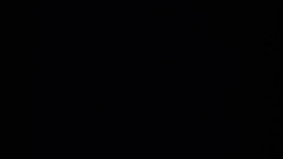 End frame from the 1969 California 8mm clip, largely dark with limited visible building or fountain detail remaining.