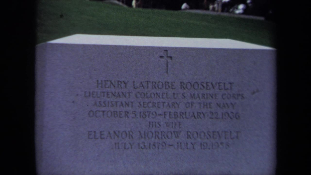 Engraved headstone for Henry Latrobe Roosevelt and Eleanor Morrow Roosevelt.