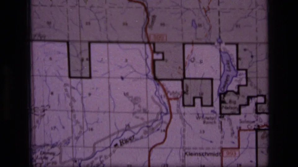1973 Montana map frame showing Scapegoat Wilderness-area boundary outlines, colored lines, and readable labels such as Windy Pass and Bean Lake.
