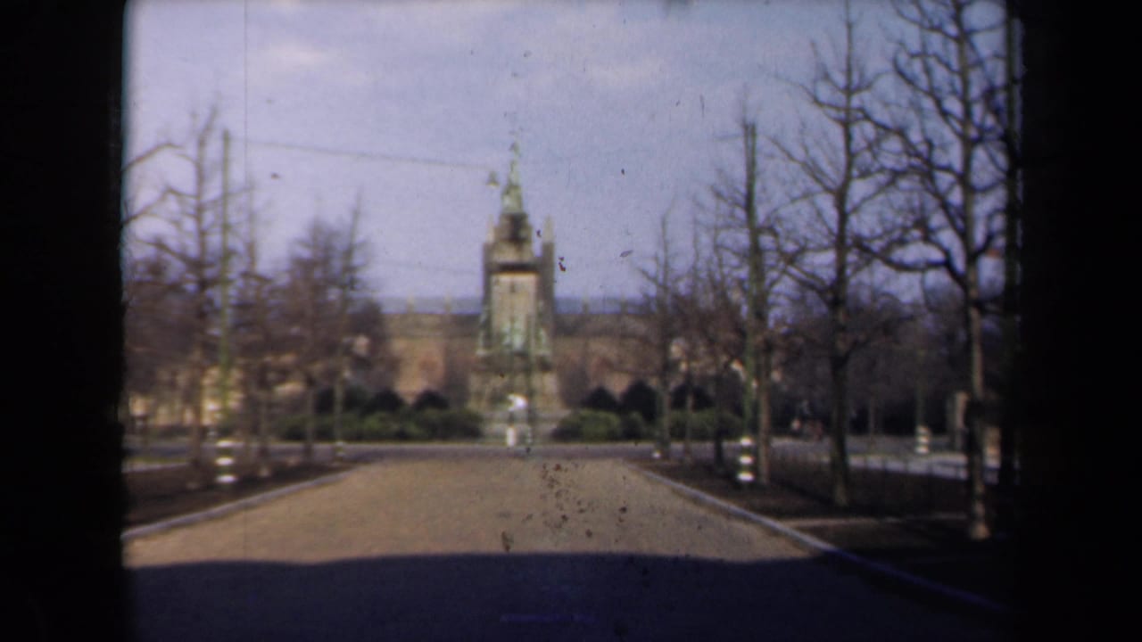 Tree-lined avenue leading toward a tall monument or spire in the distance.