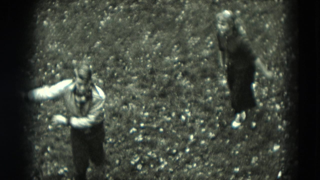 Boy and girl standing apart on a grassy outdoor area.