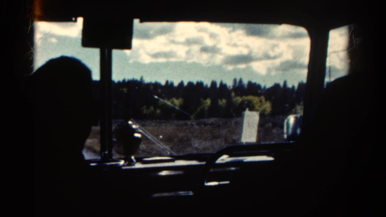 Interior car view from the Colorado road trip, with a silhouetted passenger and dashboard area against a bright landscape outside.