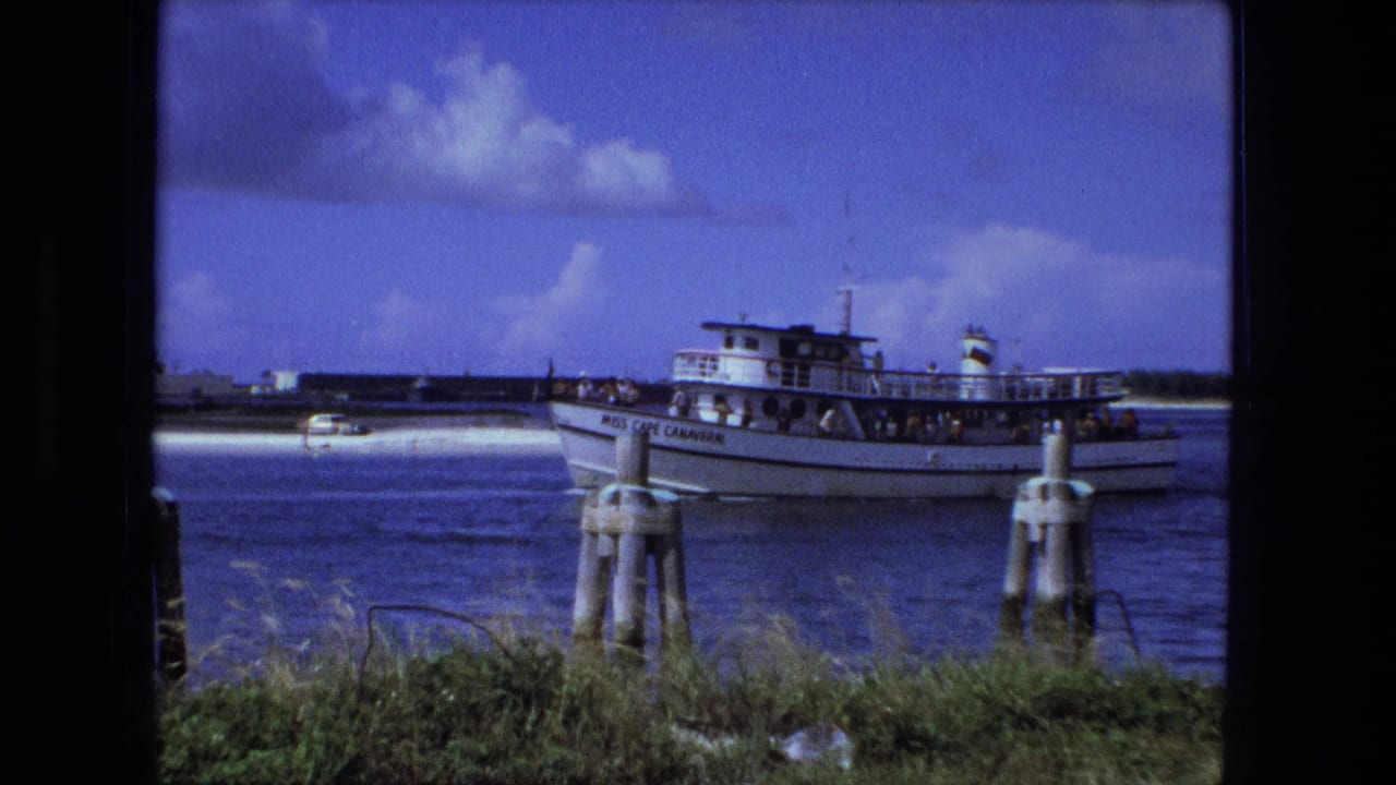 The Miss Cape Canaveral appears closer on the water, with passengers on deck and Fort Wayne metadata-supported location context.