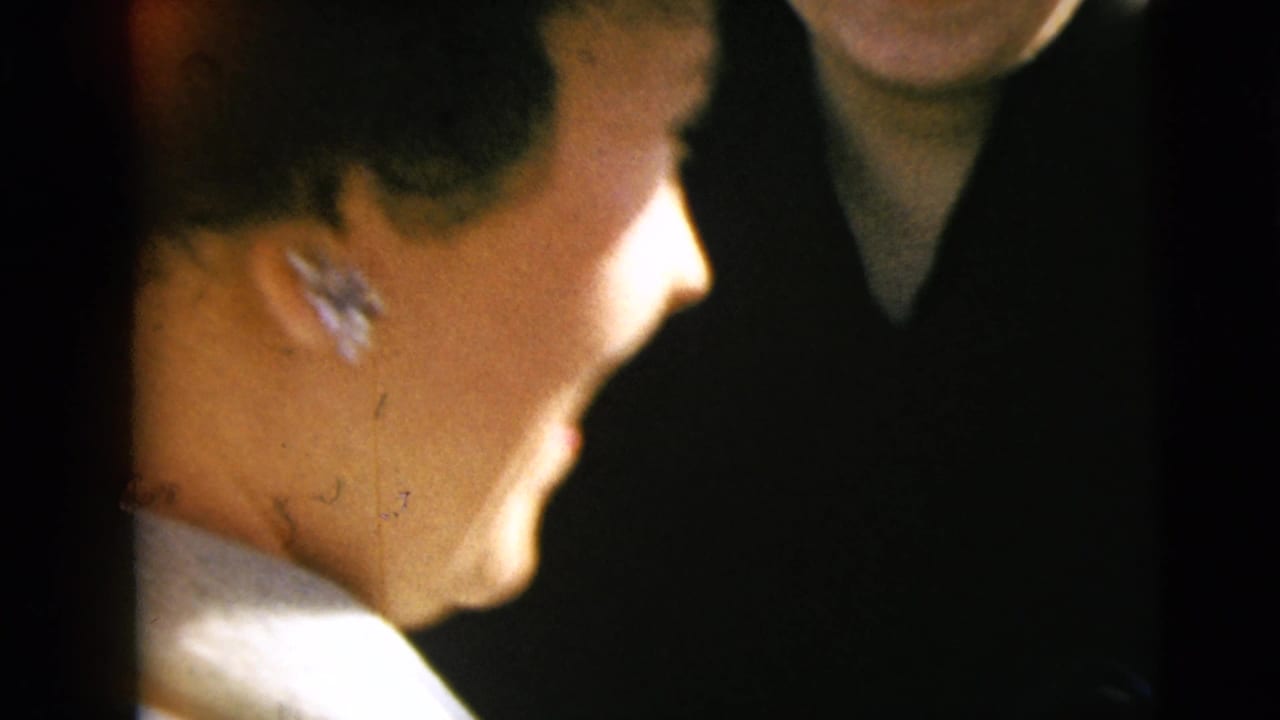 Close profile of a bride in a white veil beside a dark-suited person.