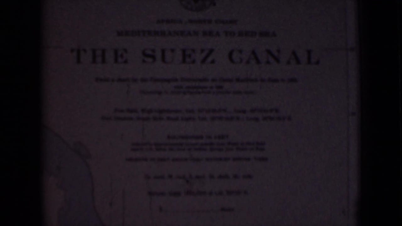 Dark-framed title-card page headed The Suez Canal.