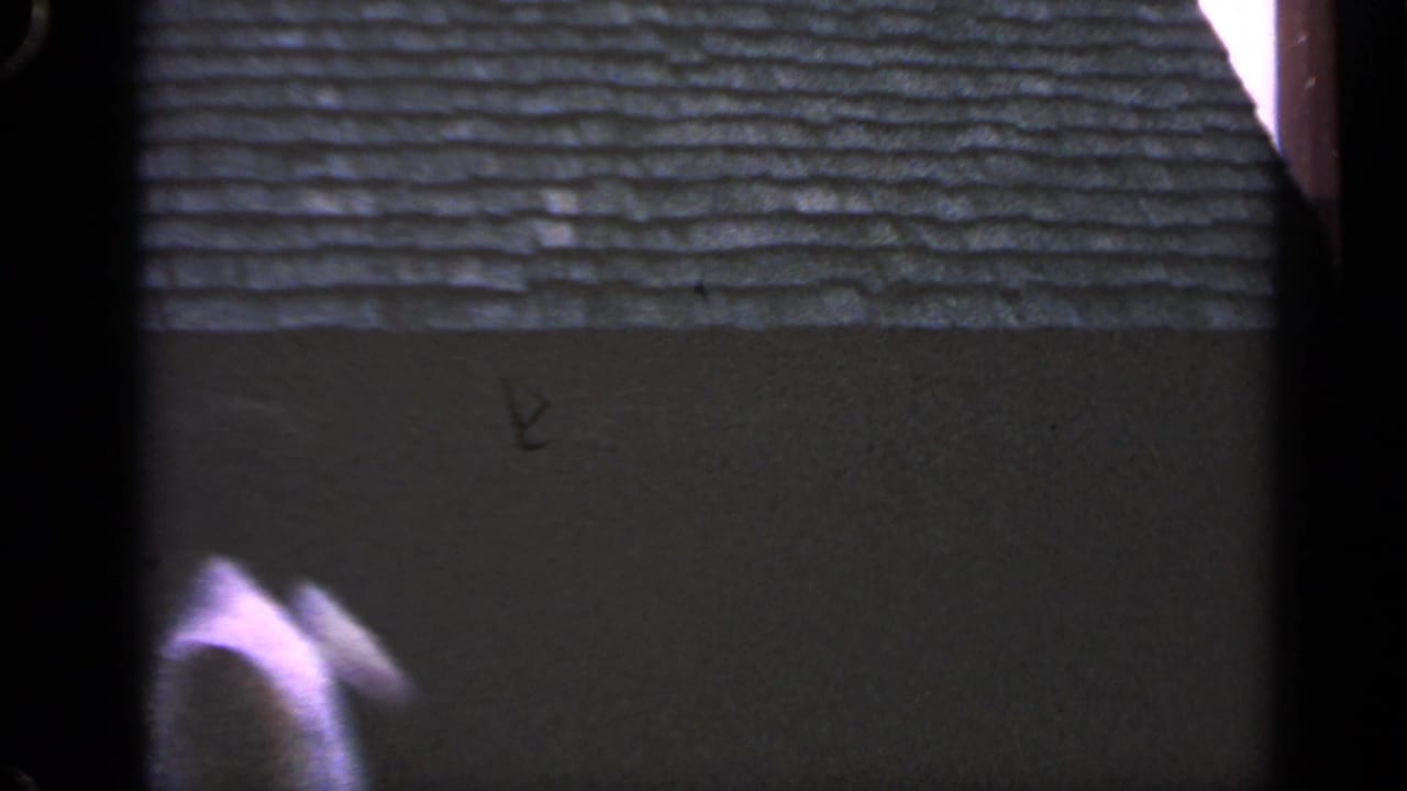 Close view of a dark shingled or thatched roof with a blurred person at the left edge.