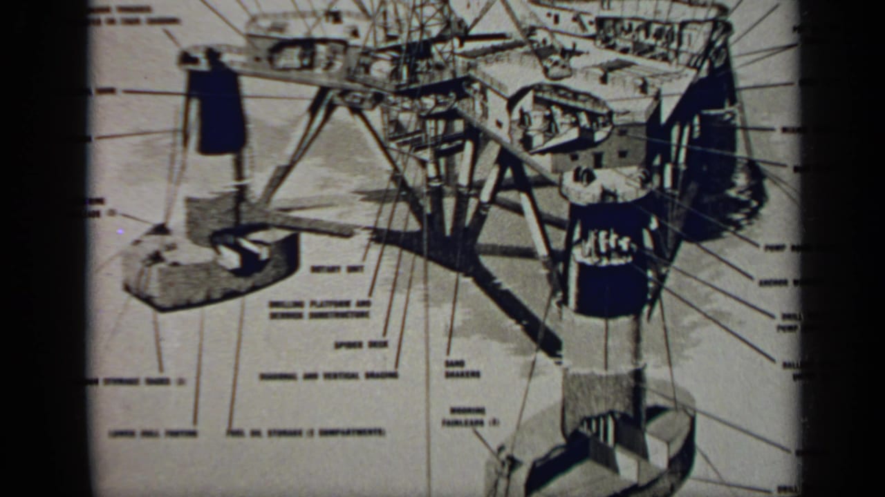 Repeated frame of a labeled industrial facility diagram with dense annotation lines.