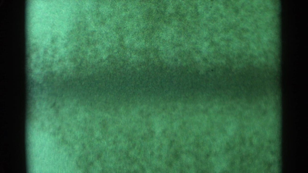 Green mottled storm texture with a dark vertical band and no clear subjects.