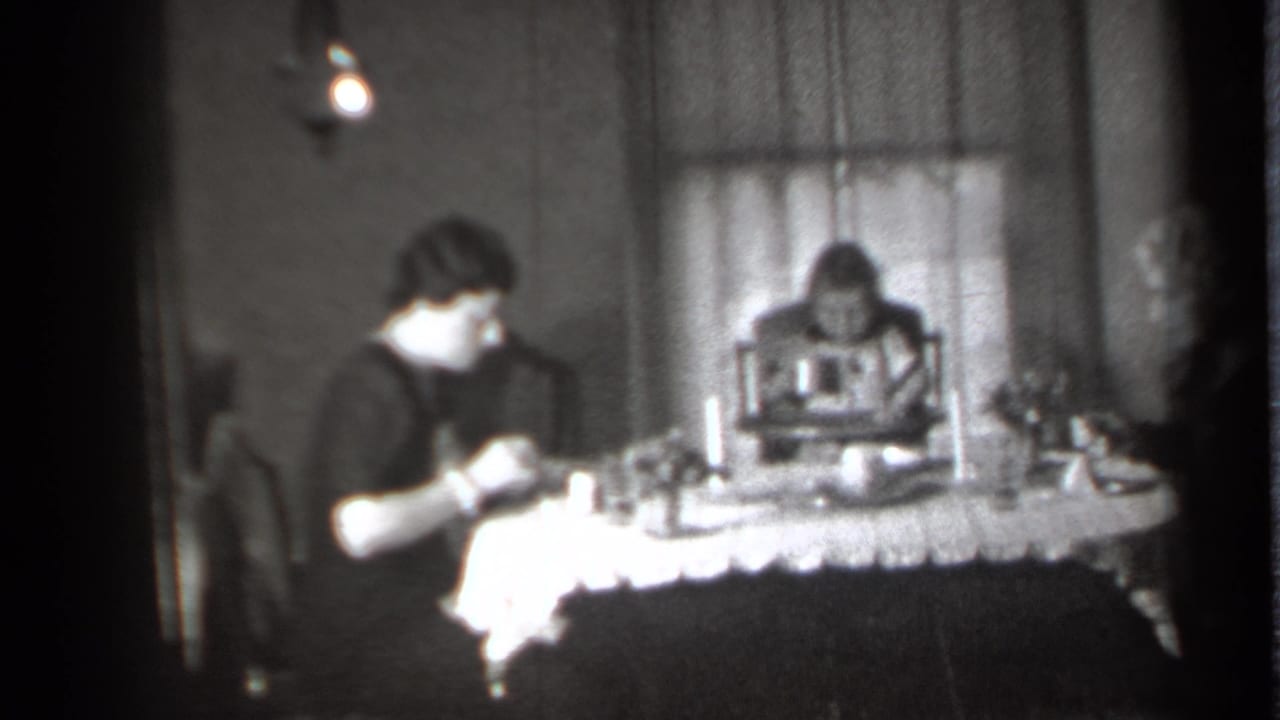 Adults seated at a dining table with a child in a high chair near curtained windows.