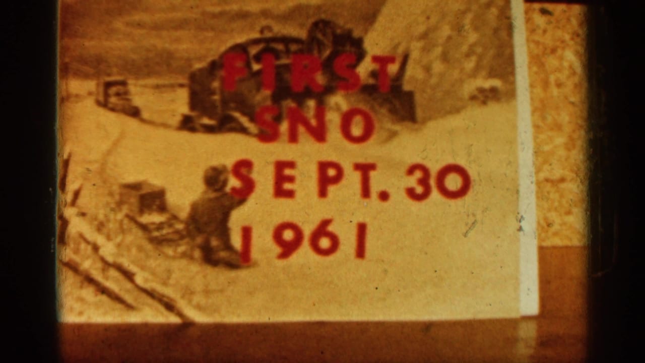 Title card with red lettering reading first snow and September 30, 1961.