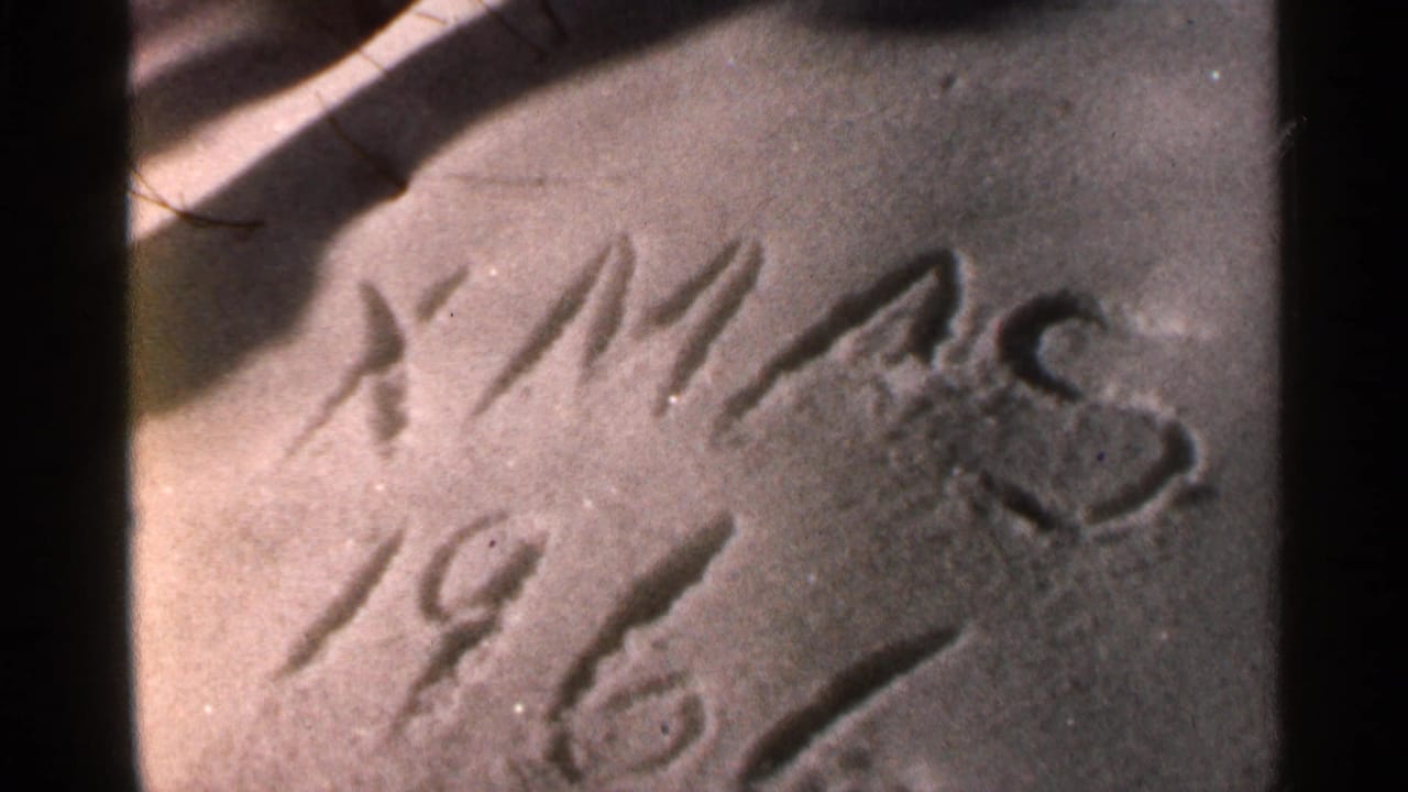 Handwritten XMAS 1966 title card on a pale surface.