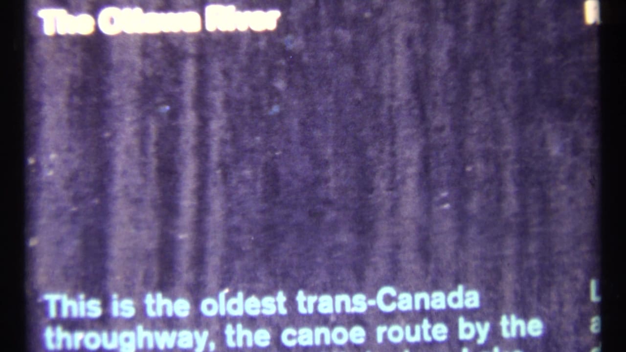Title card reading The Ottawa River with explanatory text below.