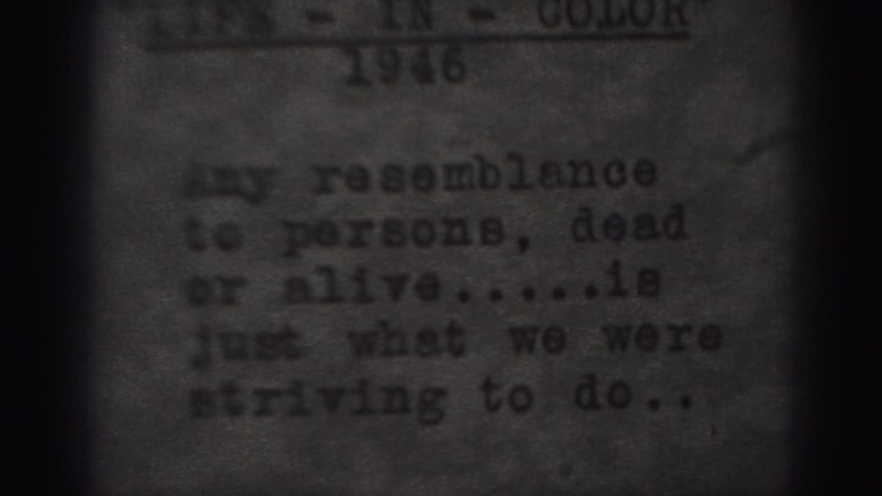 Typewritten disclaimer card with 1946 date and partial resemblance text.