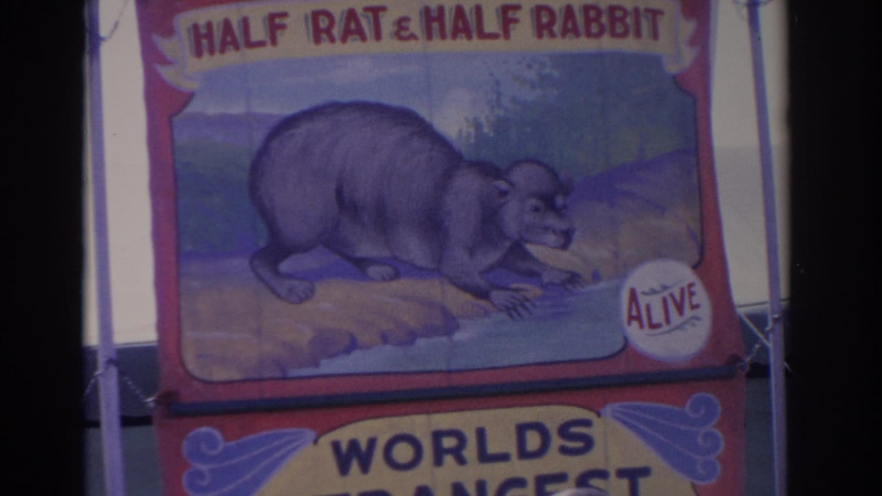 1962 Florida 8mm frame repeating the Half Rat & Half Rabbit banner, with partial Worlds Greatest text visible below.