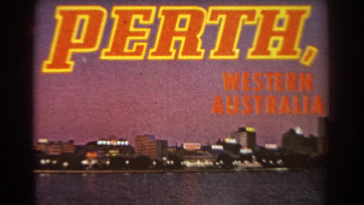 Title card reading Perth, Western Australia over a waterfront city view at night.