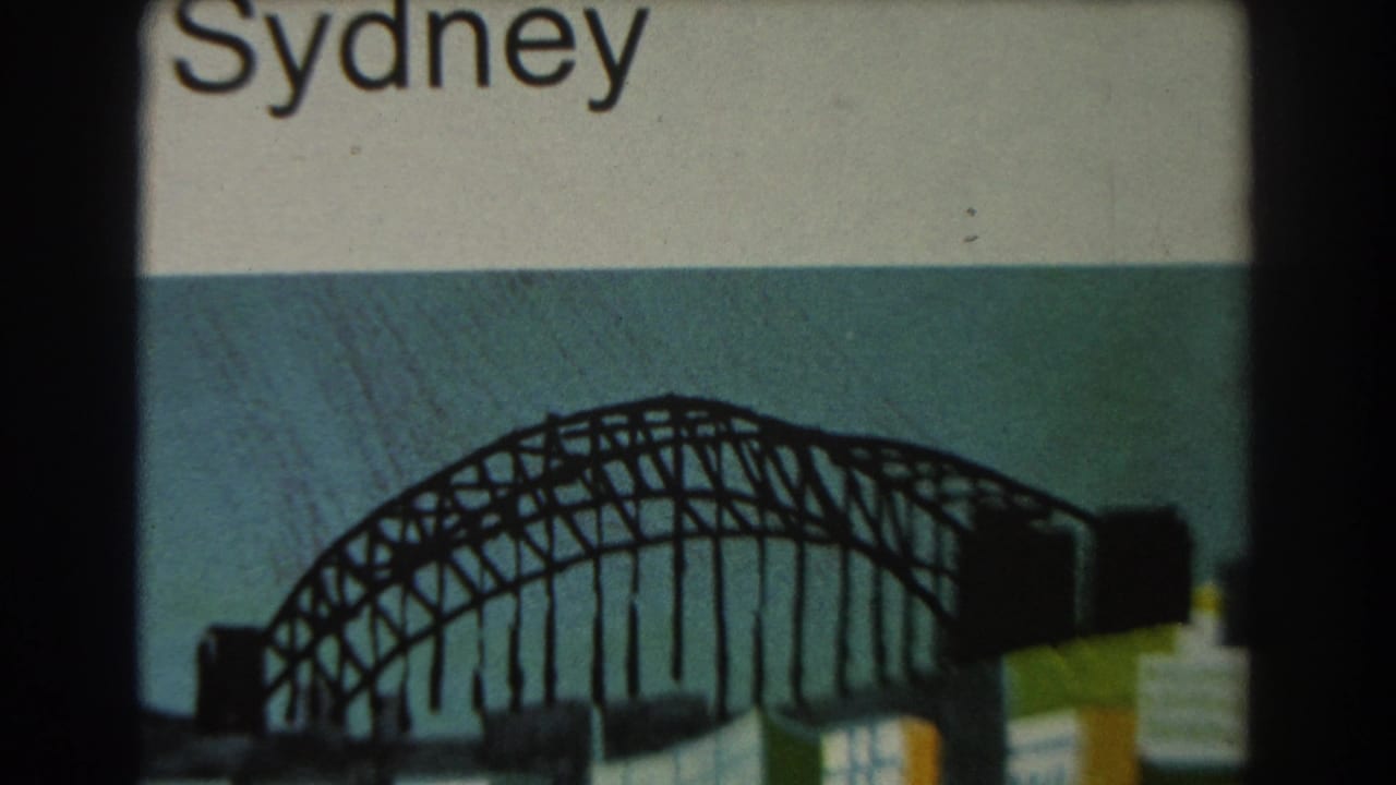 Printed Sydney title above a stylized black bridge illustration.