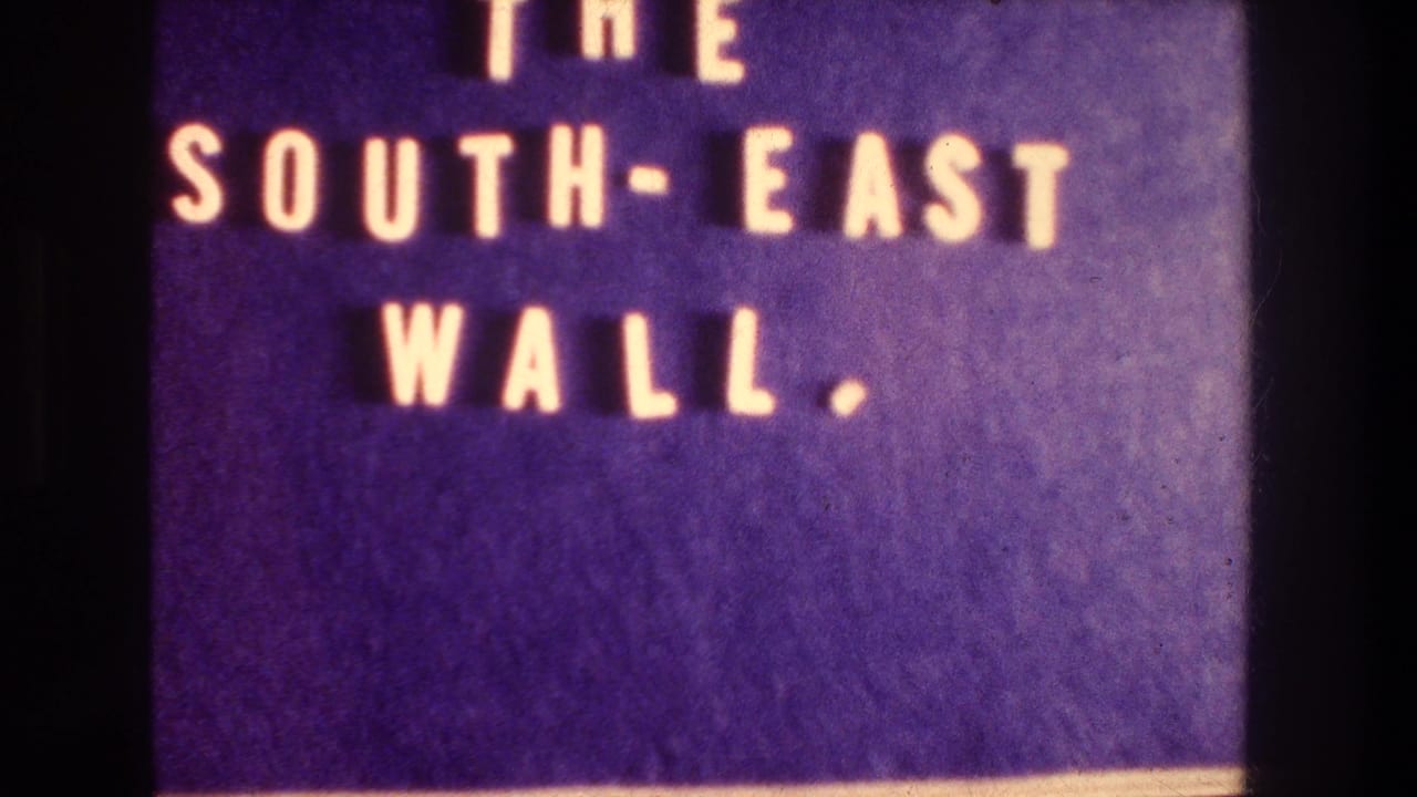 Purple sign with yellow lettering reading The South-East Wall.