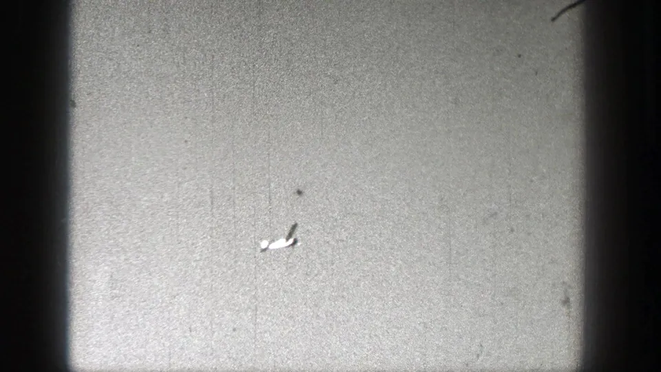 A distant light aircraft appears near the lower center of the frame during the Washington 1938 flight footage.