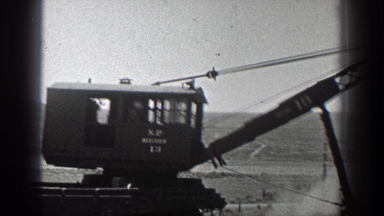 Side view of an N.P. Pitcher 13 crane cab with boom extended.