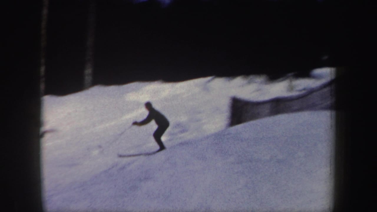 Skier in dark clothing descends a snowy slope near snow fencing.