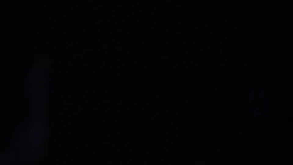 Dark 1966 home-movie frame from the Madison reel with faint blue lens flare and visible film grain.