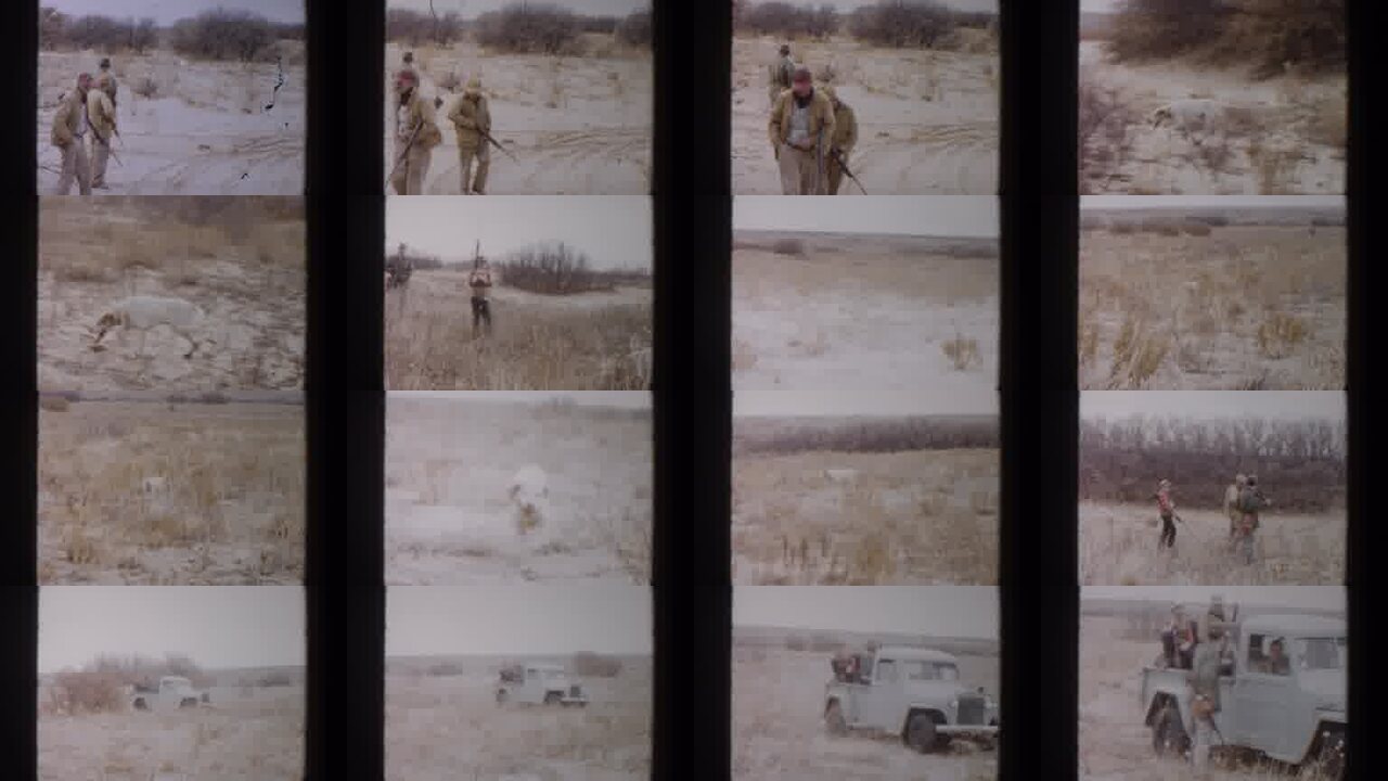 1956 Lubbock Texas archival home movie collage showing representative scenes from this vintage stock footage collection