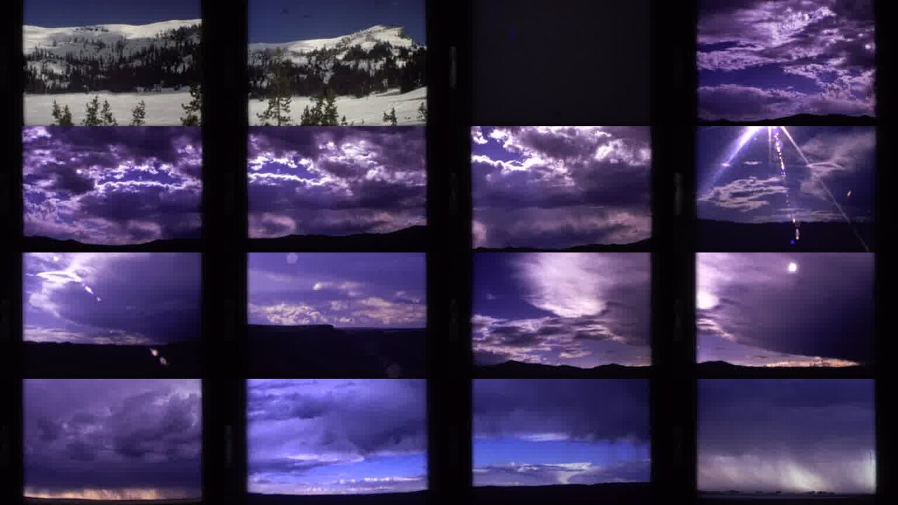 1972 Idaho archival home movie collage showing representative scenes from this vintage stock footage collection