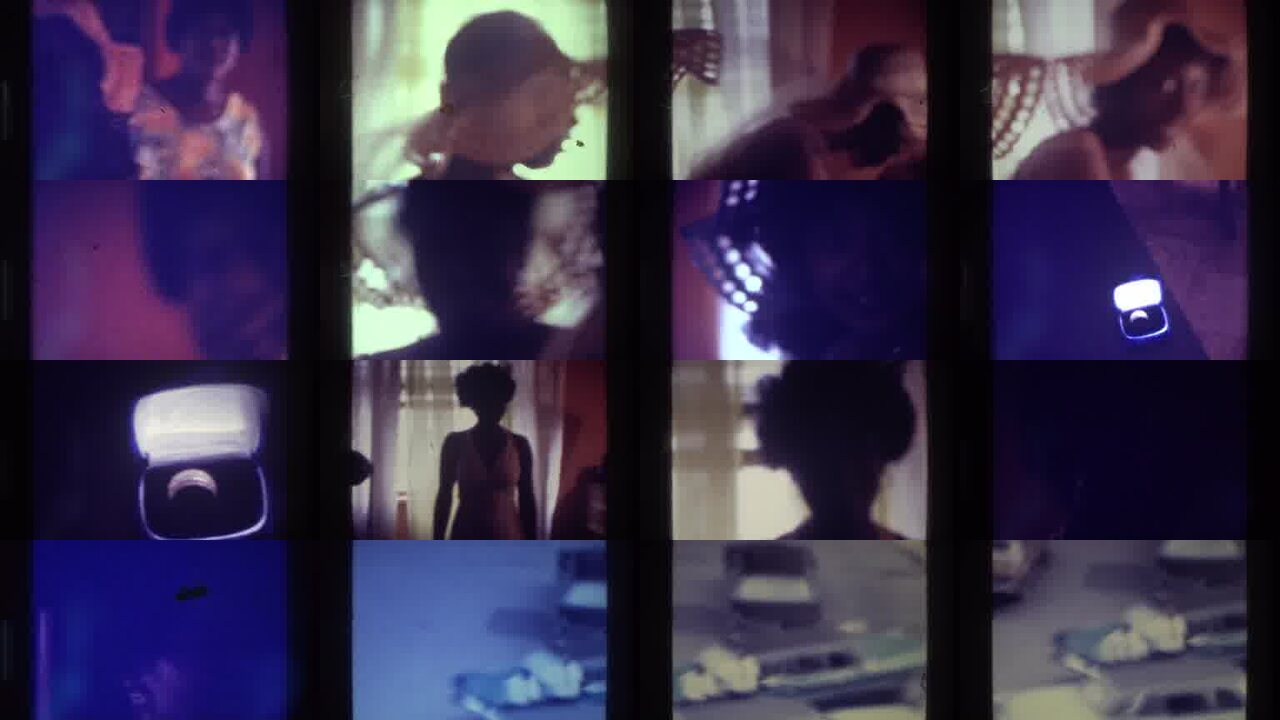 1975 Bronx New York archival home movie collage showing representative scenes from this vintage stock footage collection