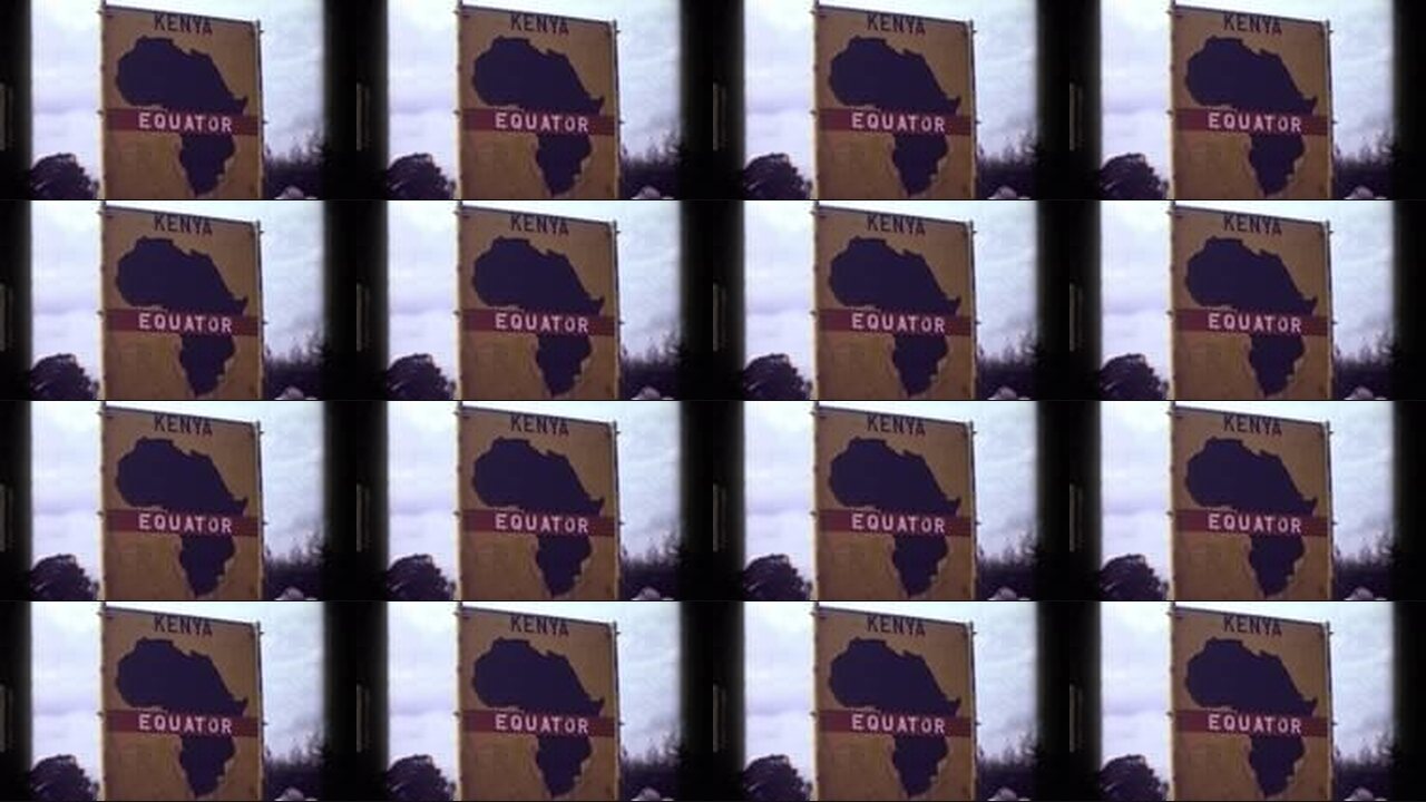 1983 Kenya archival home movie collage showing representative scenes from this vintage stock footage collection