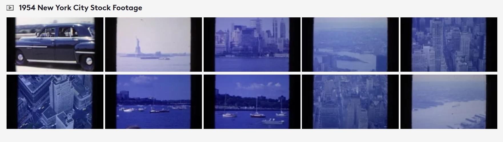 1954 New York City, 8mm film home movies stock footage