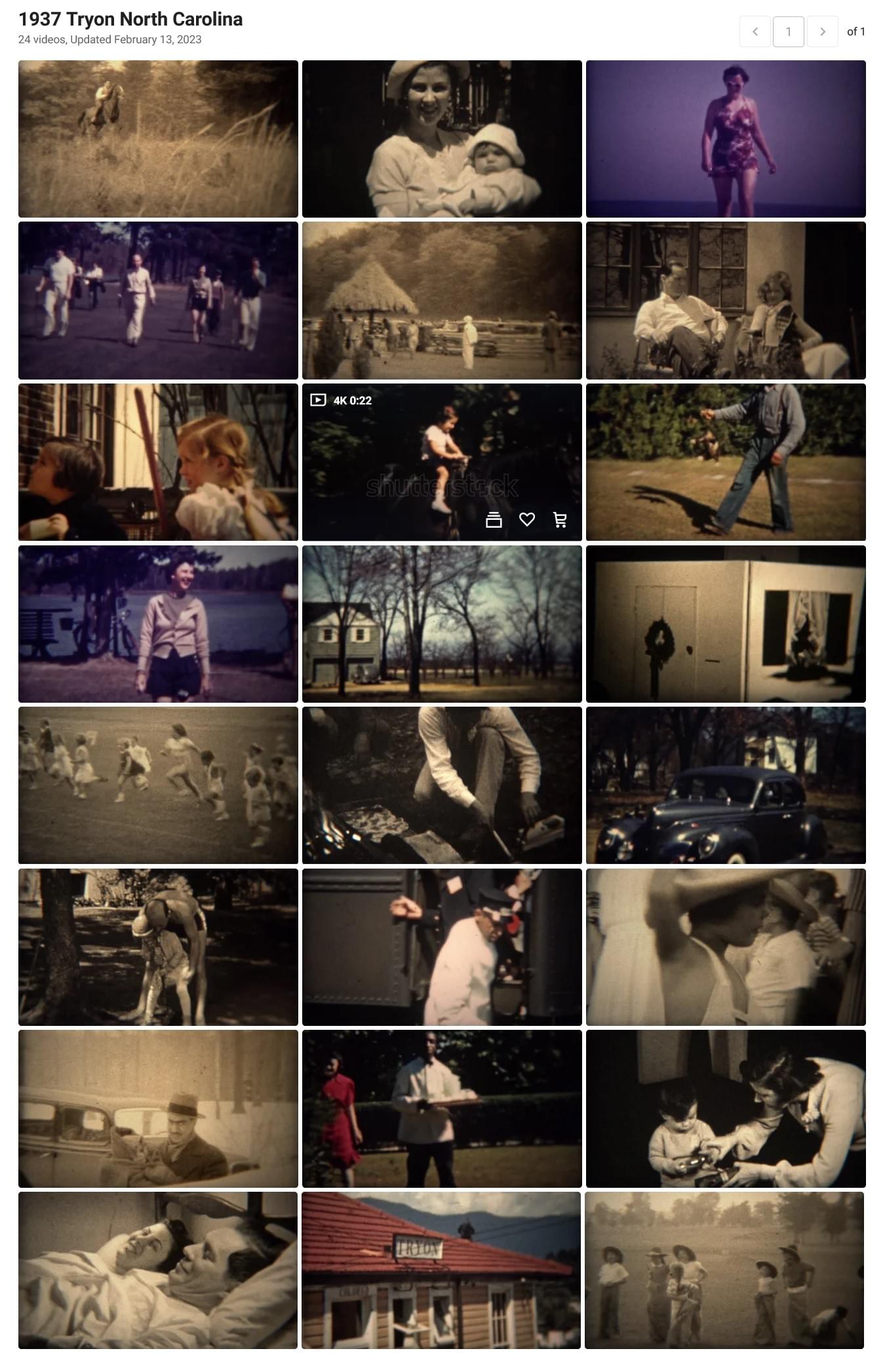 1937 Tryon North Carolina, 8mm film home movies stock footage