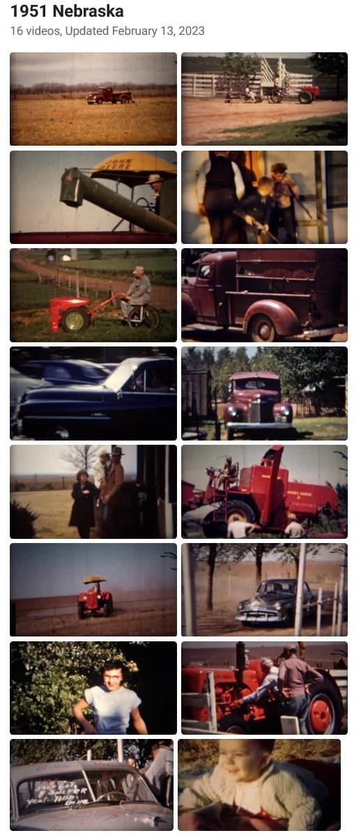 1951 Nebraska, 8mm film home movie stock footage