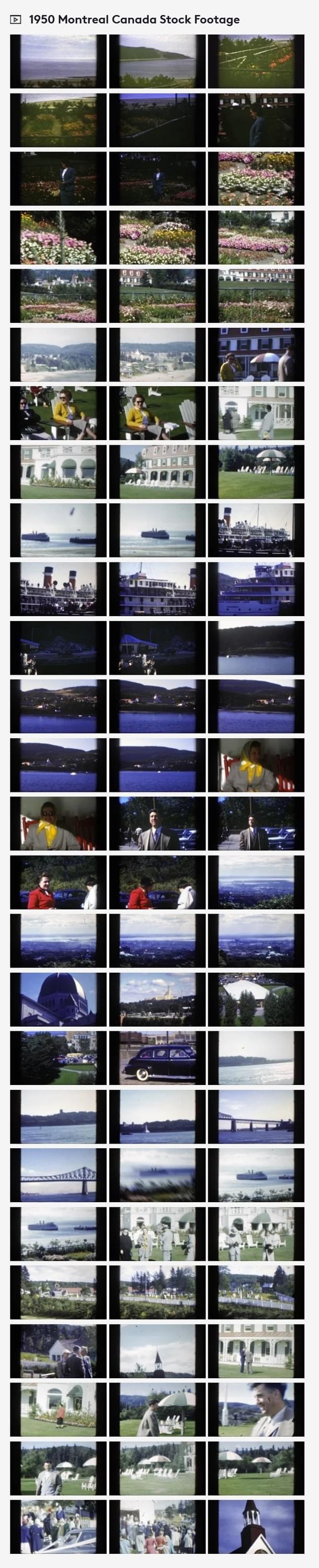 1950 Montreal Canada, 8mm film home movies stock footage