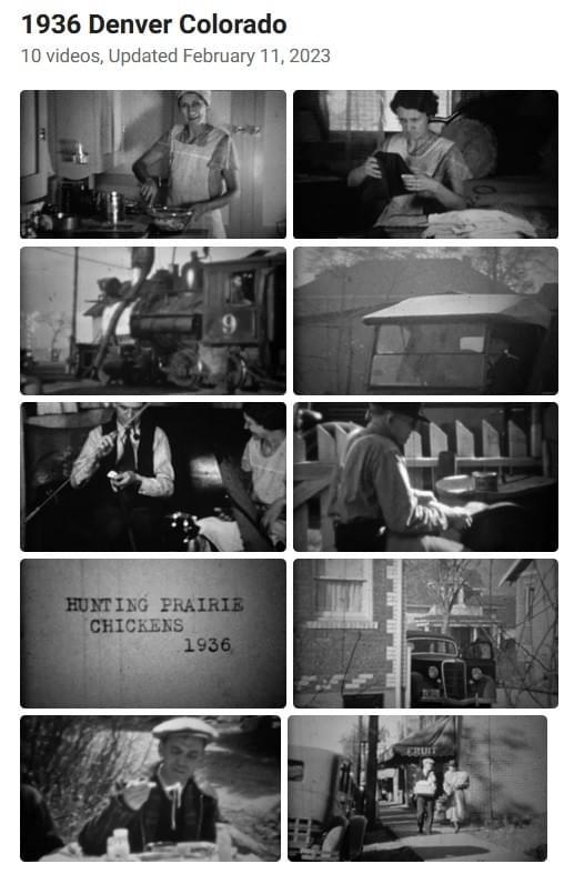 1936 Denver Colorado, 8mm film home movies stock footage 1936 Denver Colorado, 8mm film home movies stock footage