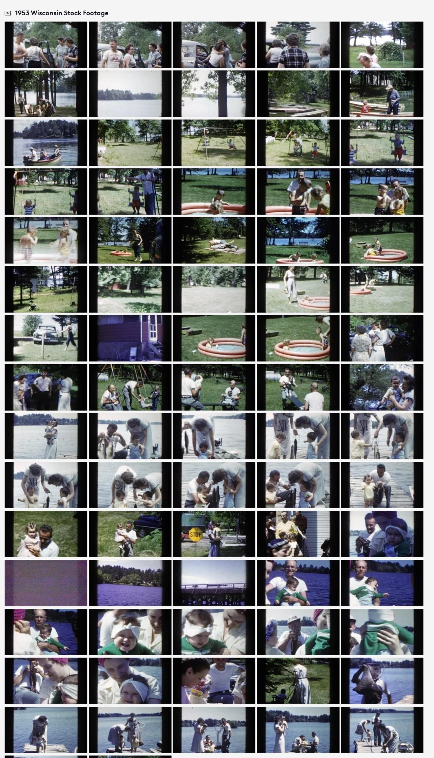 1953 Wisconsin, 8mm film home movies stock footage