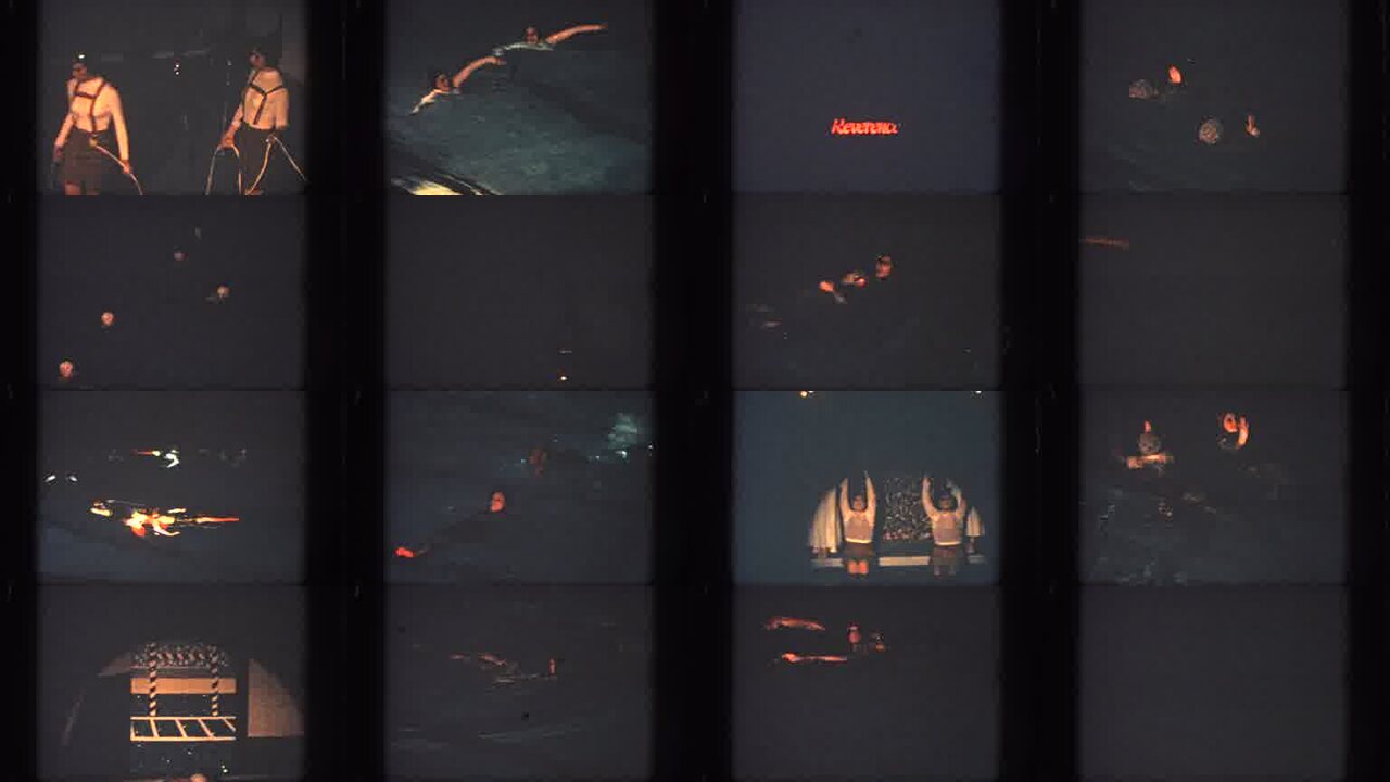 1951 Georgia archival home movie collage showing representative scenes from this vintage stock footage collection