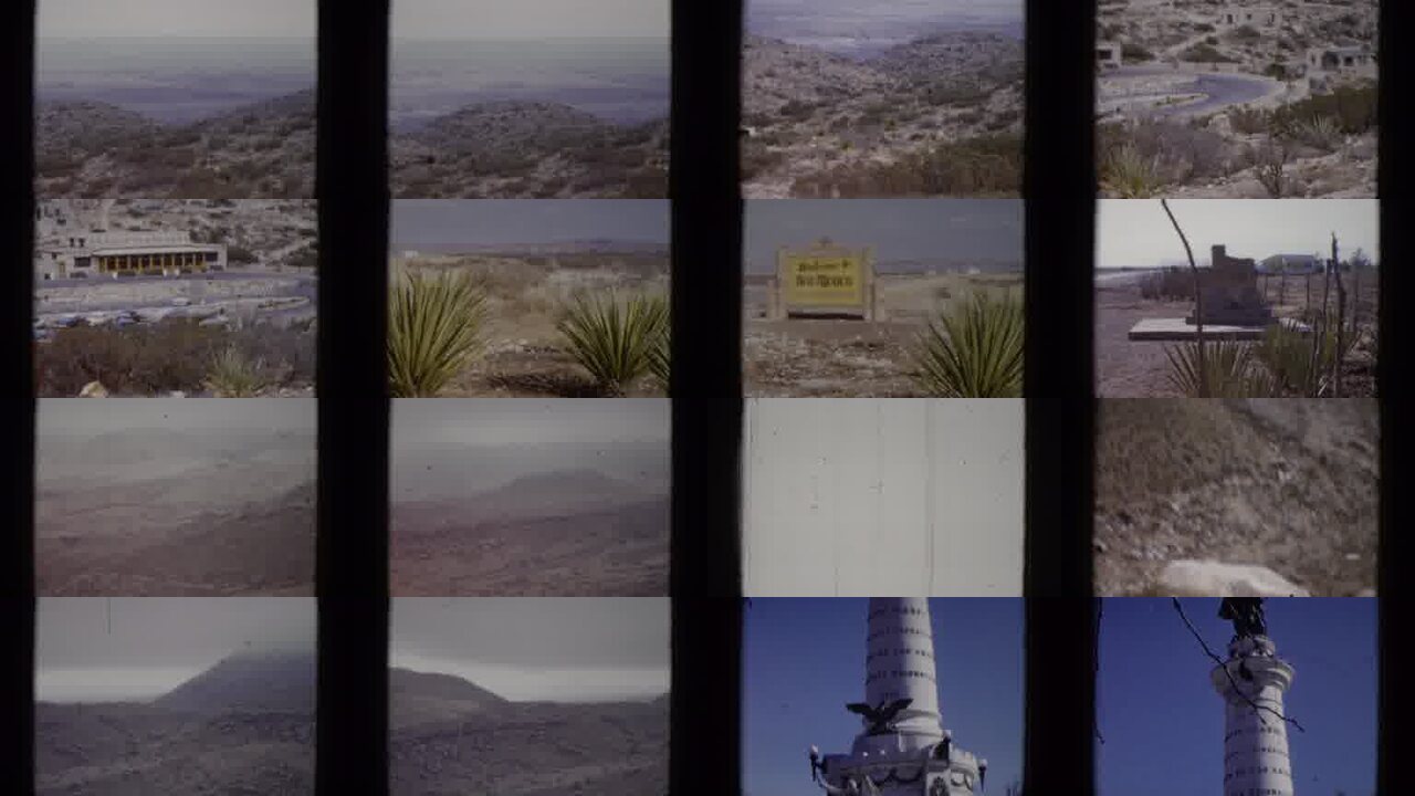 1952 Utah archival home movie collage showing representative scenes from this vintage stock footage collection